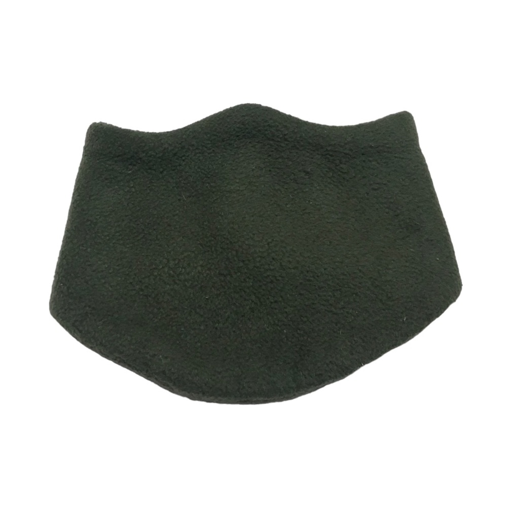 Dark Green Fleece Kids One Size Scarf Gaitor